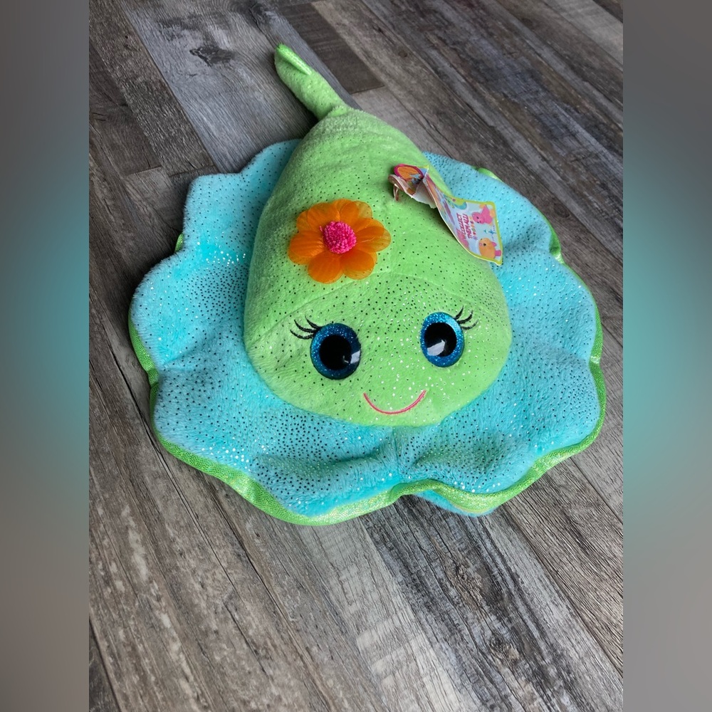 First & Main Stacy Stingray Plush Sting Ray Stuffie Glitter Gal Pals FantaSea